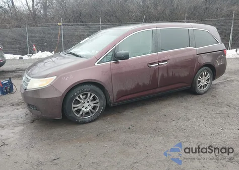 2012 Honda Odyssey Ex-L z USA, uszkodzony, nr VIN 5FNRL5H65CB045879